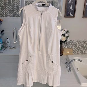 New Jamie Sadock Gold/Tennis Dress